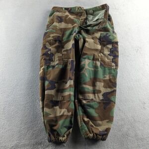 Vintage 90s US Military Pants Mens Medium Regular Woodland Camo BDU Combat Cargo